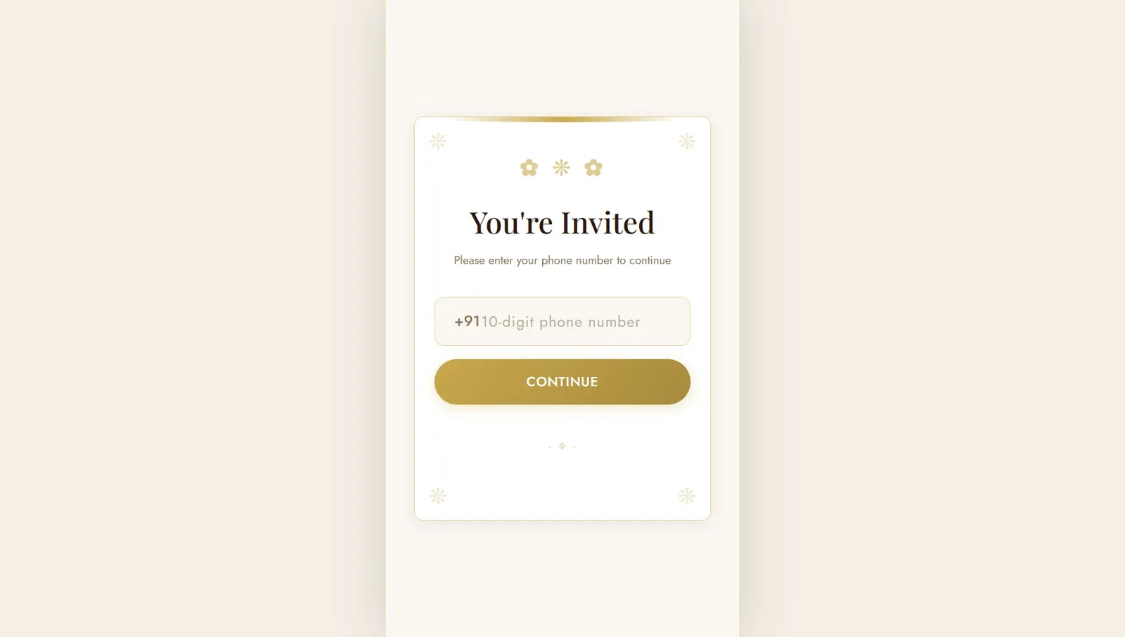 Guest app — language selection